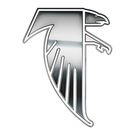 Atlanta Falcons Silver Logo vinyl decal